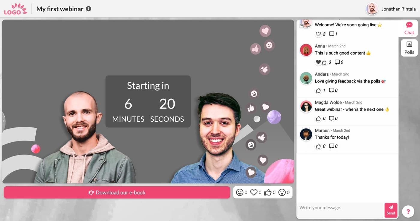 Univid webinar platform