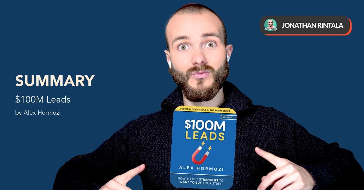 The playbook on how to get leads and get "strangers to buy your stuff". The frameworks Alex Hormozi uses to get 20,000+ new leads per day for his businesses that generate $200M per year.