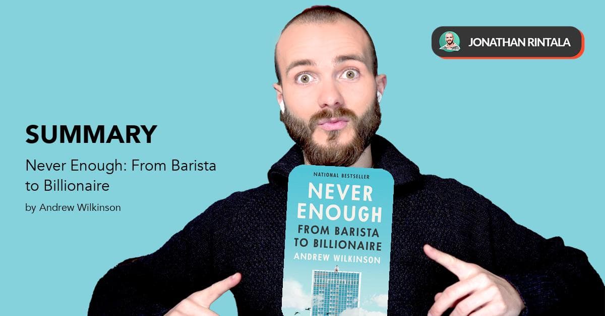 The journey to become a billionaire by the age of 36 - by building and growing tech startups. Lessons on life and business. How you learn the appreciate what you have, what is enough, and how to build something big.