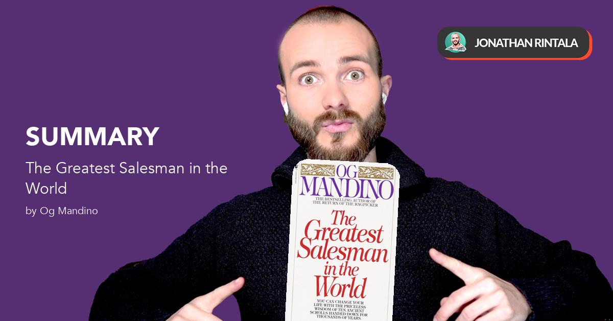 The timeless philosophy to how to be a great human-being and outstanding sales person, with things like resilience.