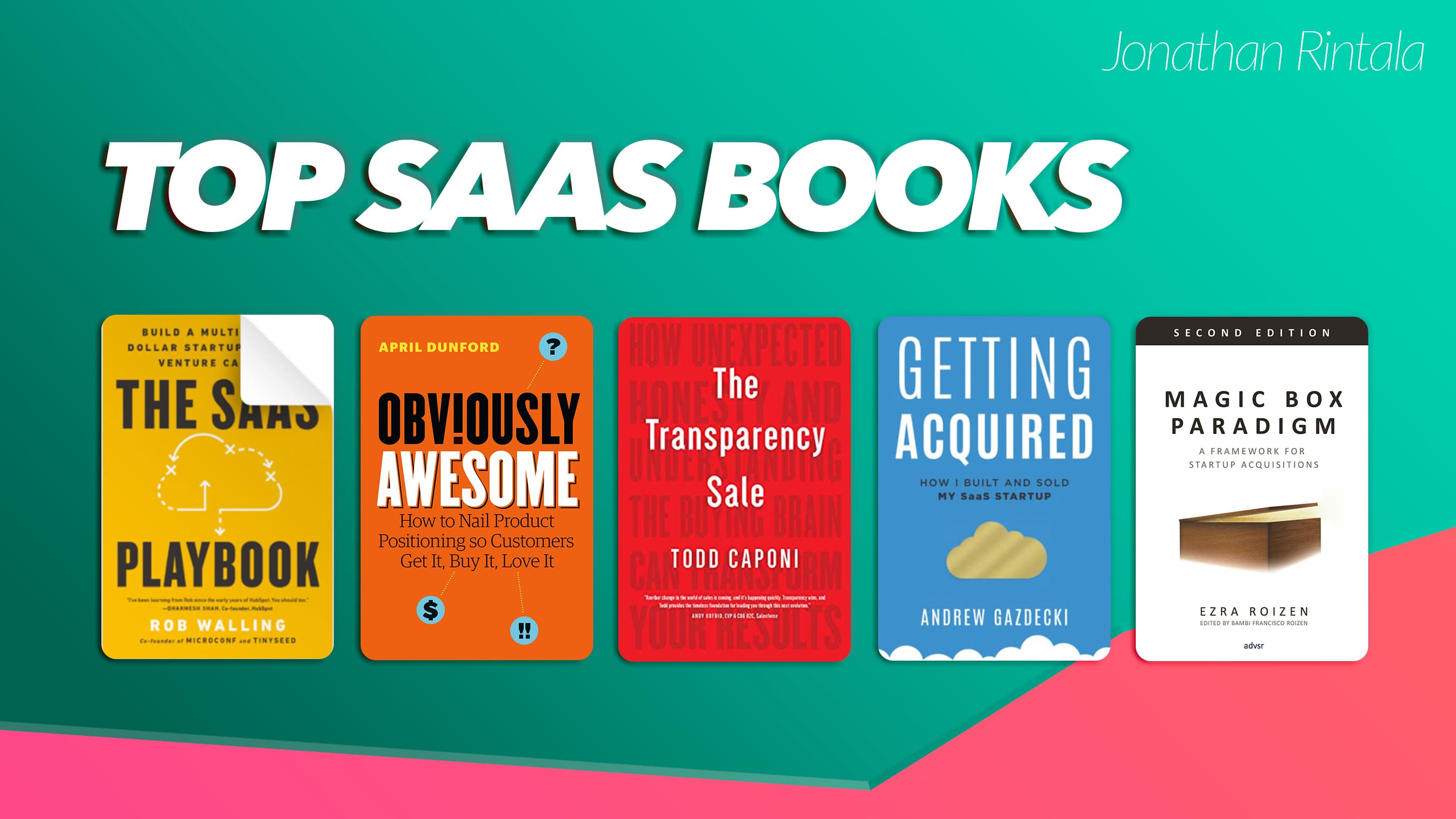 Top books in SaaS - What you need to read as a founder