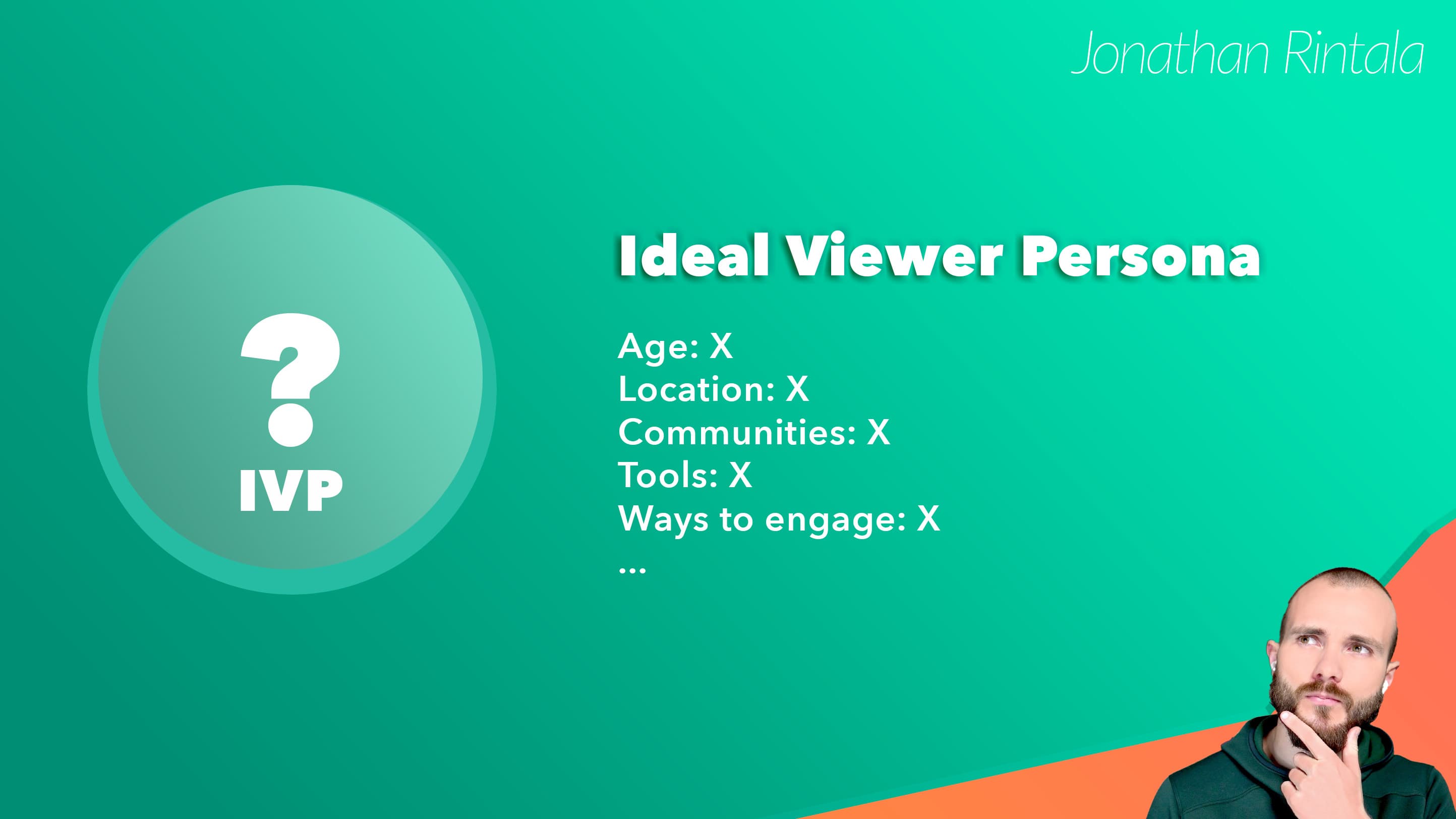 Ideal Viewer Persona (IVP) Ideal Viewer Persona (IVP)