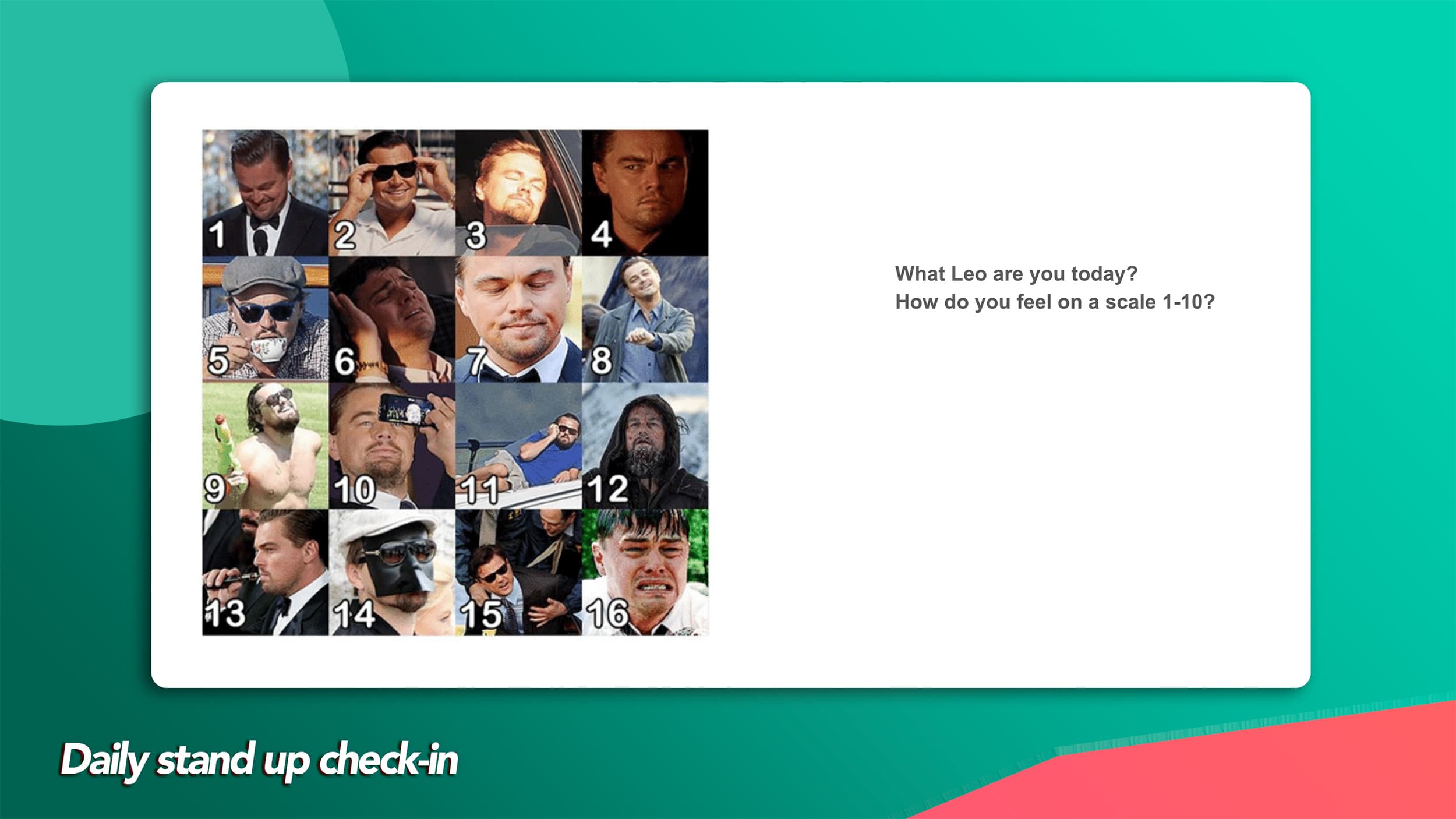 Daily standup check-in for b2b saas Daily standup check-in for b2b saas