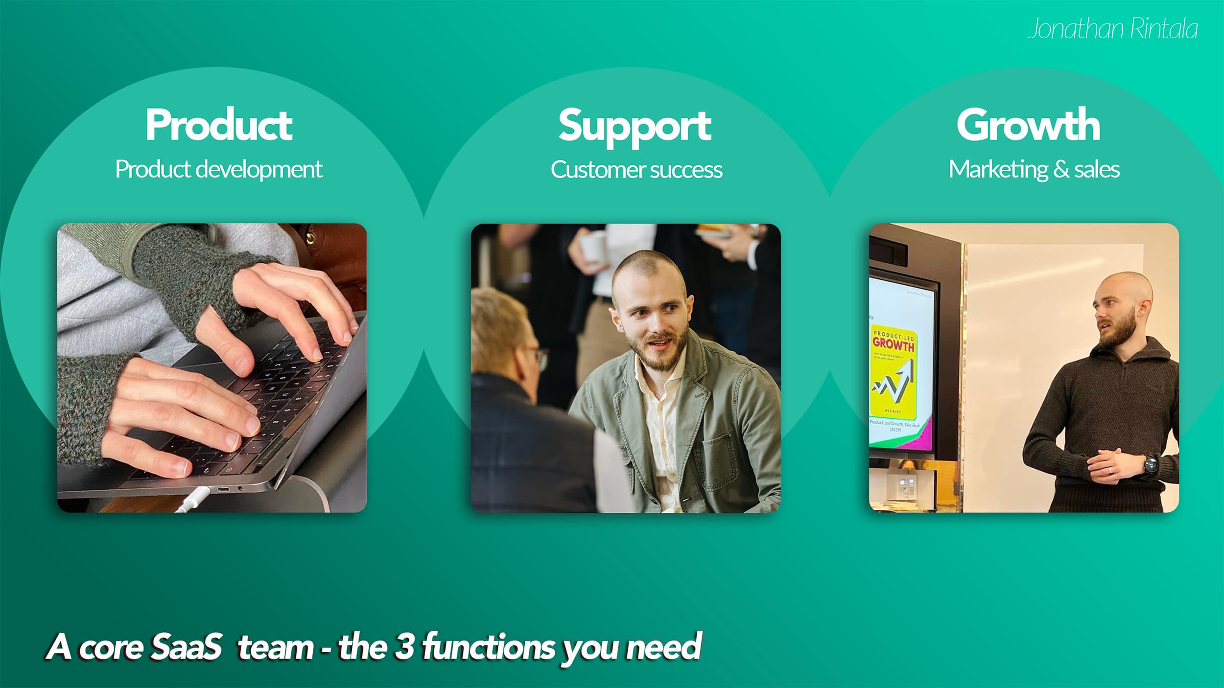 Building a SaaS team - The 3 functions you need Building a SaaS team - The 3 functions you need