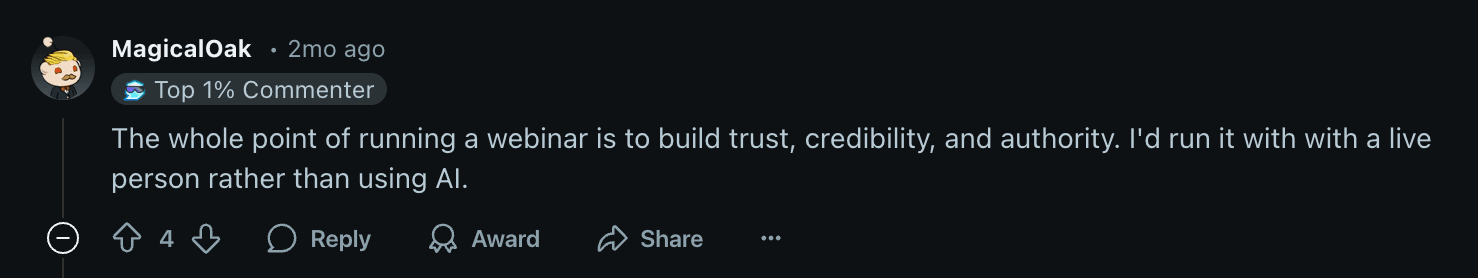 Why run webinars? To build trust Why run webinars? To build trust