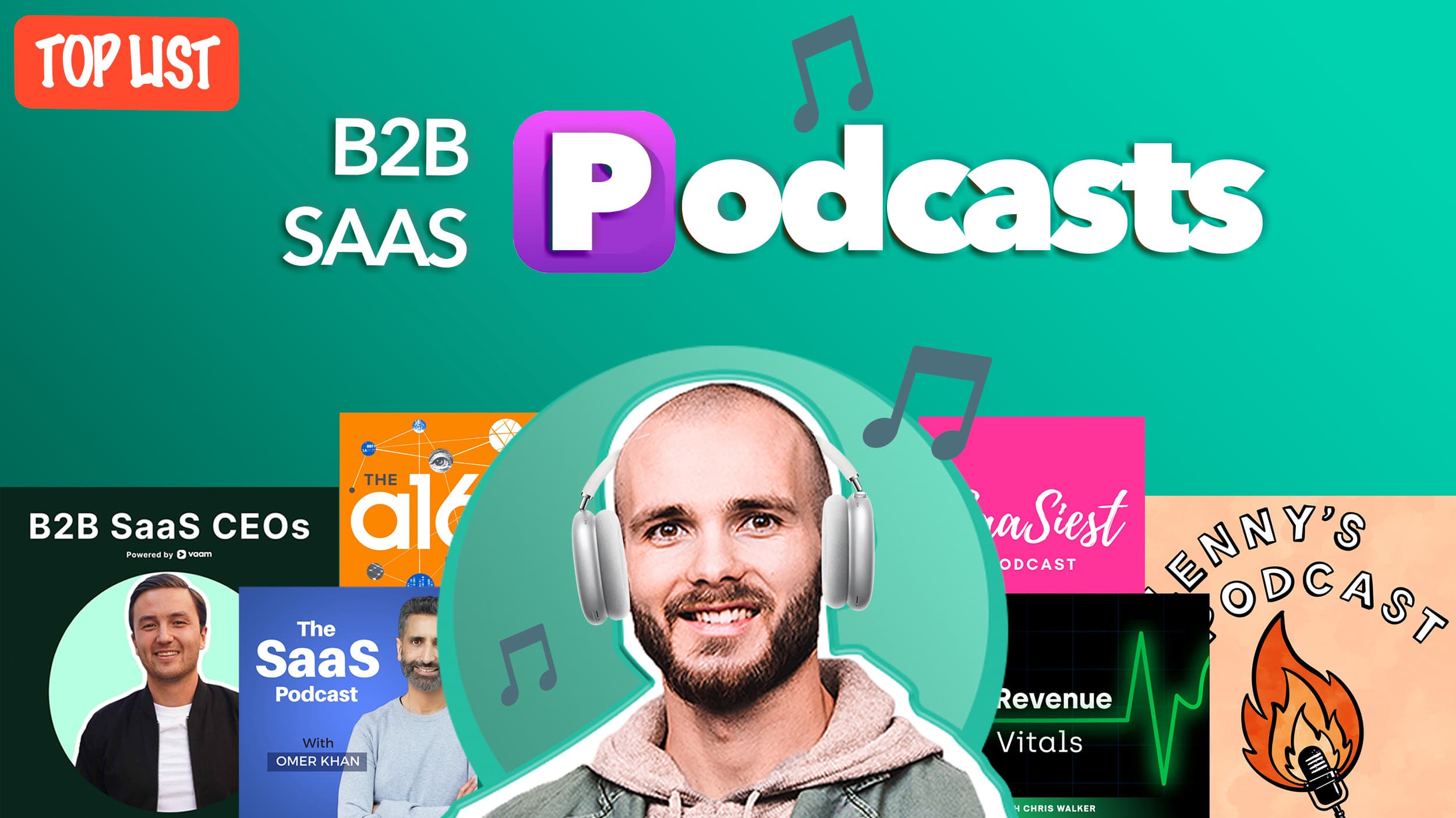 Here are the 10 best podcasts in B2B SaaS. Level up your SaaS by listening to podcasts. Here are the top podcasts in the game right now. 2025 edition.