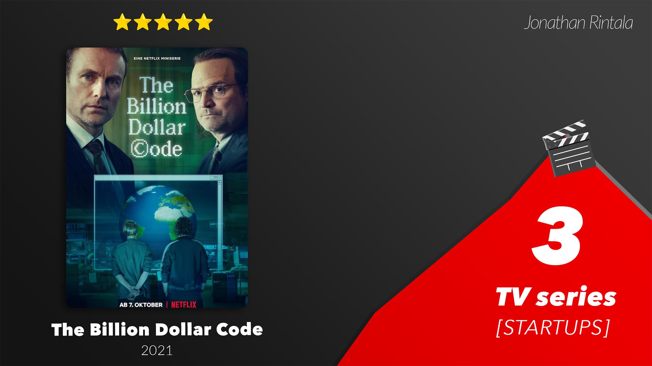 Best Startup Series on Entrepreneurship - The Billion Dollar Code Best Startup Series on Entrepreneurship - The Billion Dollar Code