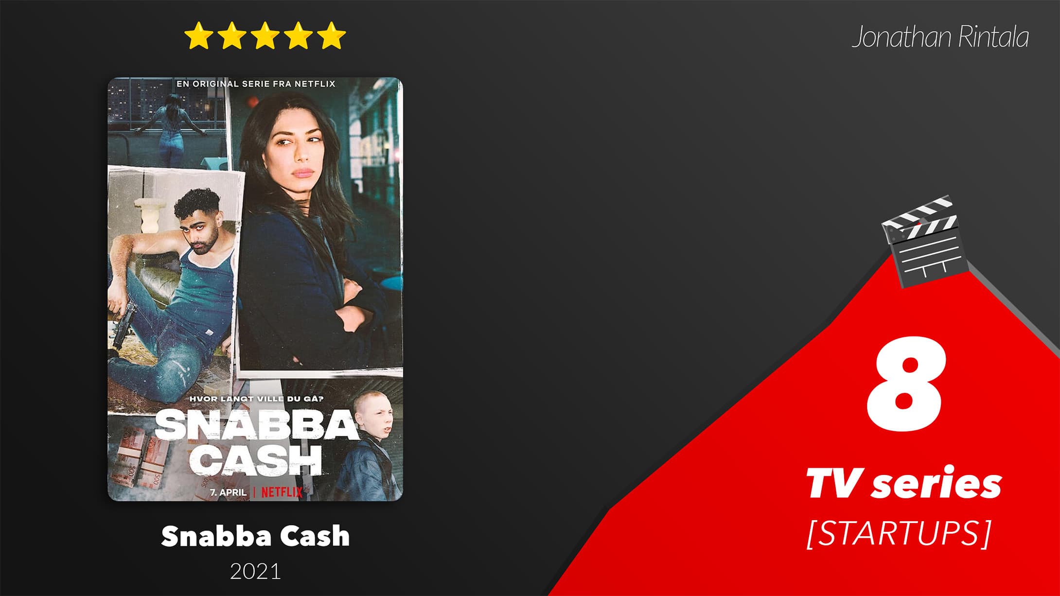Best Startup Series on Entrepreneurship - Snabba Cash Best Startup Series on Entrepreneurship - Snabba Cash