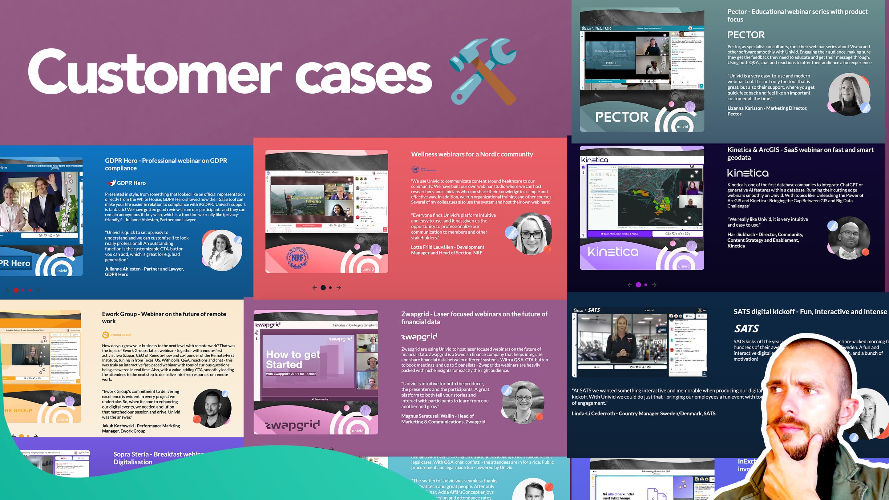 Example of customer cases - Using customer success to grow Example of customer cases - Using customer success to grow