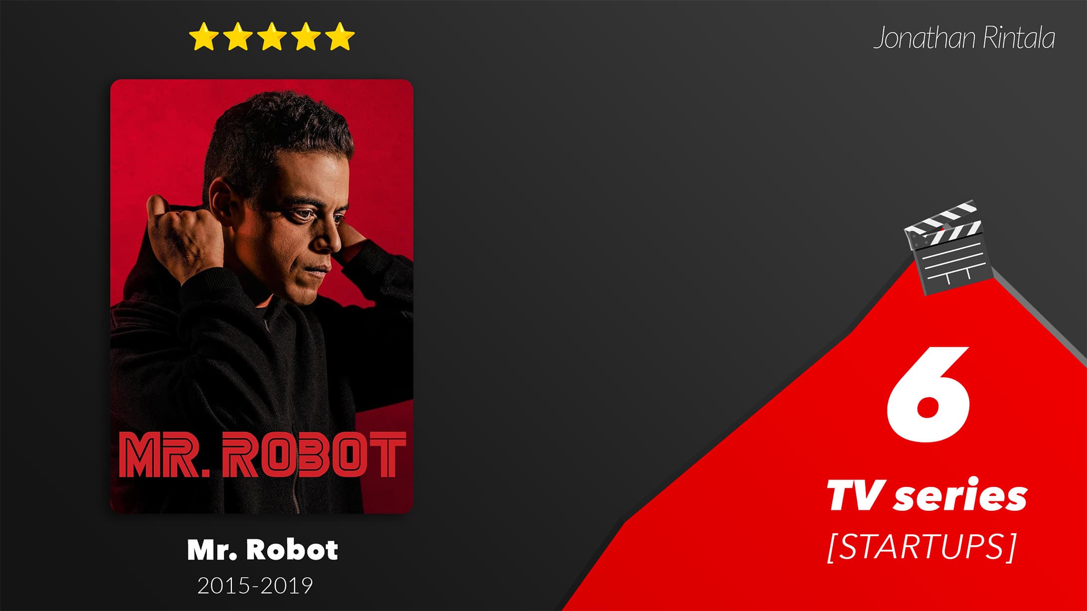 Best Startup Series on Entrepreneurship - Mr. Robot Best Startup Series on Entrepreneurship - Mr. Robot