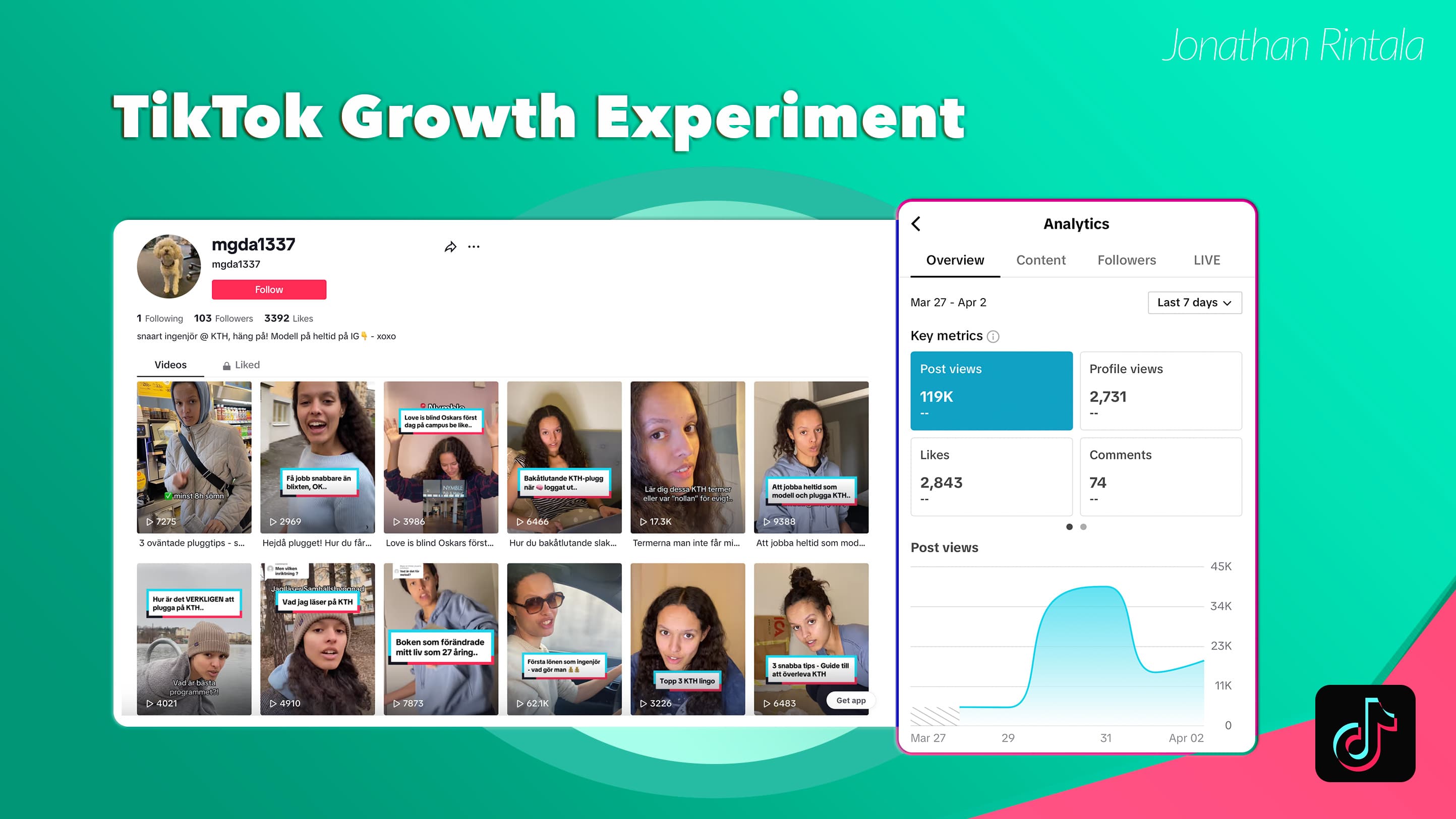 TikTok Growth Experiment - How to go viral in a few days TikTok Growth Experiment - How to go viral in a few days