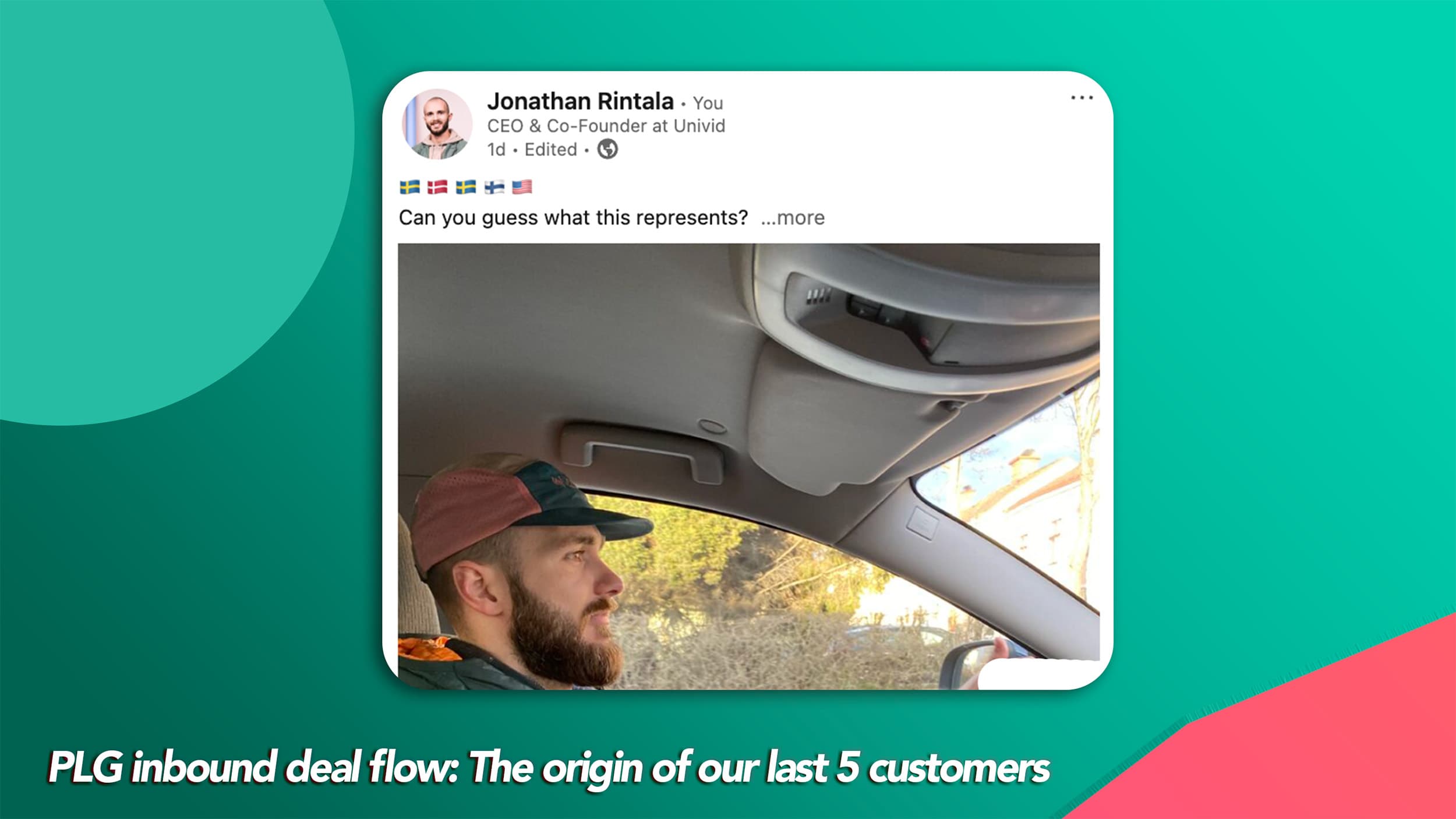 PLG inbound deal flow: Origin of our last customers PLG inbound deal flow: Origin of our last customers
