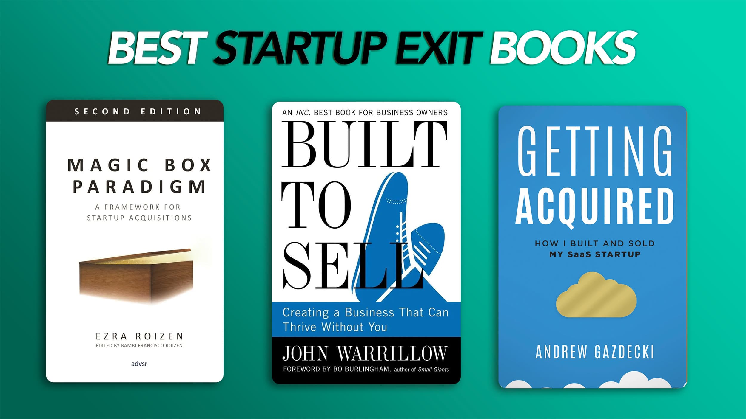 Best books on Startup Exits and M&A Best books on Startup Exits and M&A