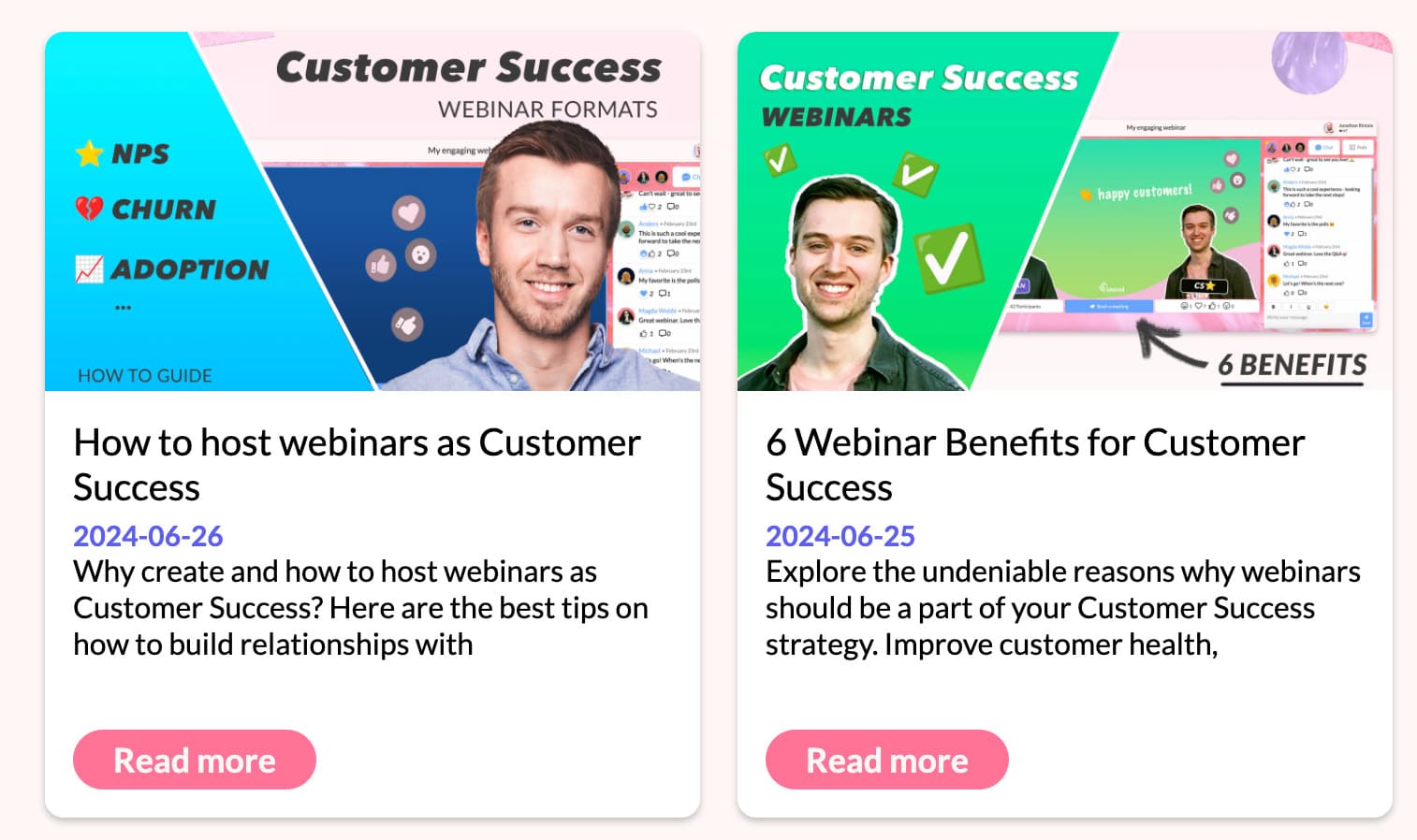 Good example: Univid, a B2B SaaS running content marketing the right way Good example: Univid, a B2B SaaS running content marketing the right way