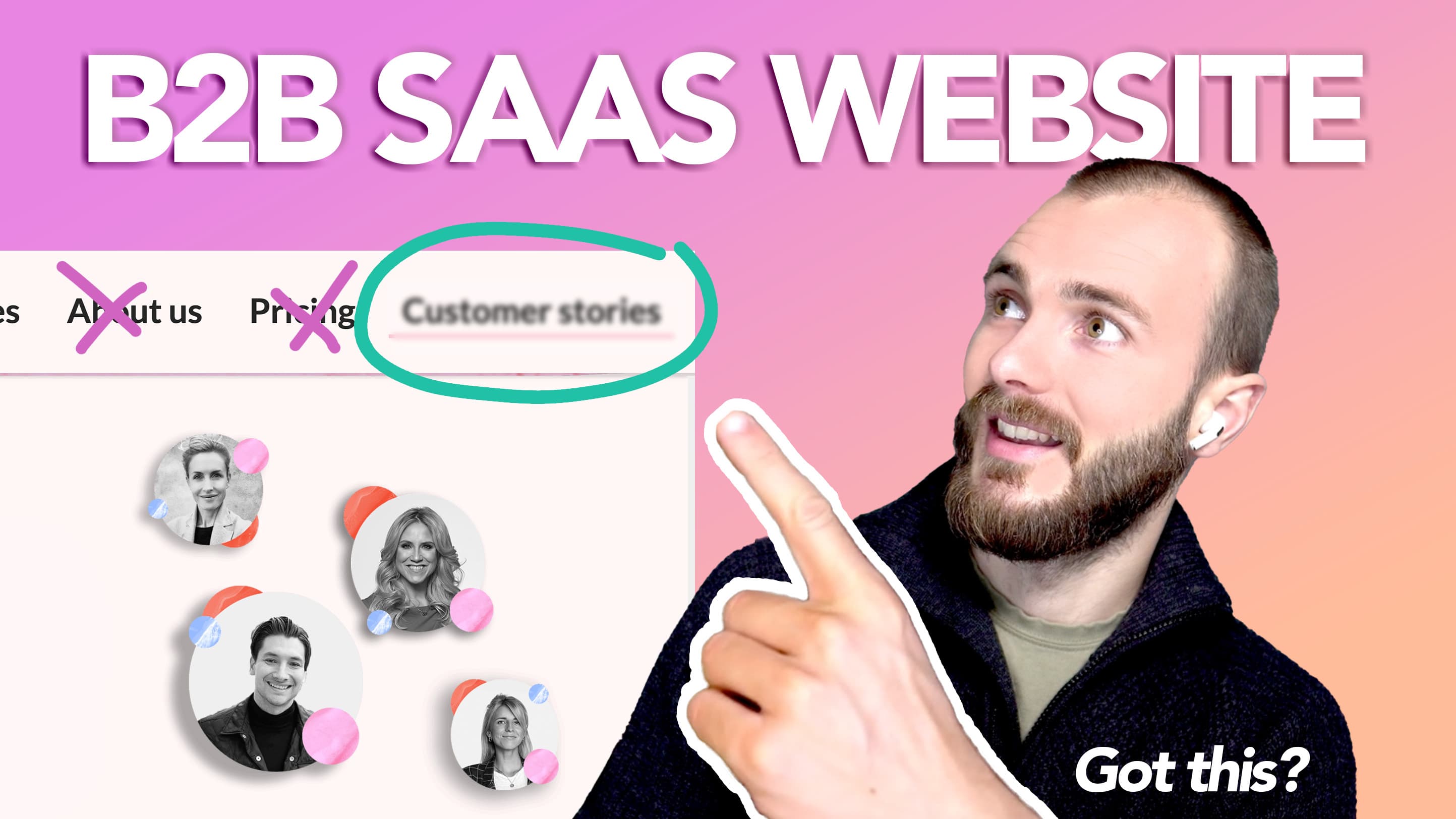 Here is the most important page of your B2B landing page. How you can use customer stories to grow your SaaS. And how I built ours at Univid with some of the biggest influencers and names in Sweden.
