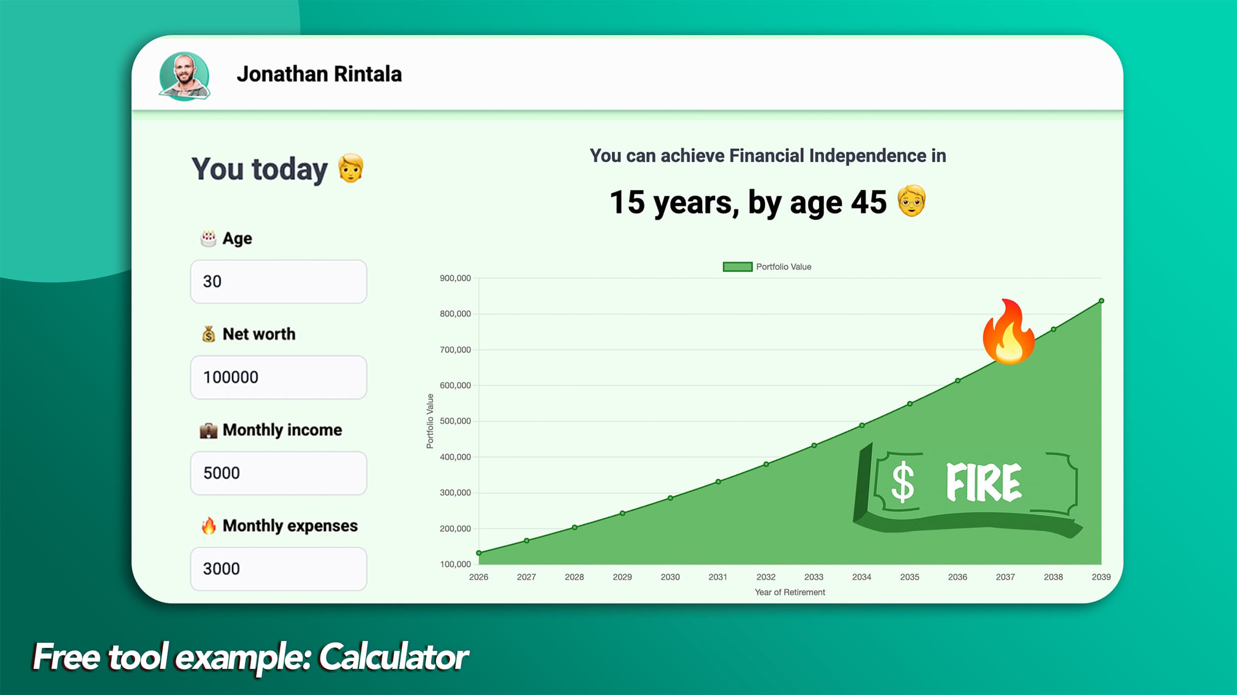 Free tools example in marketing - Calculator Free tools example in marketing - Calculator