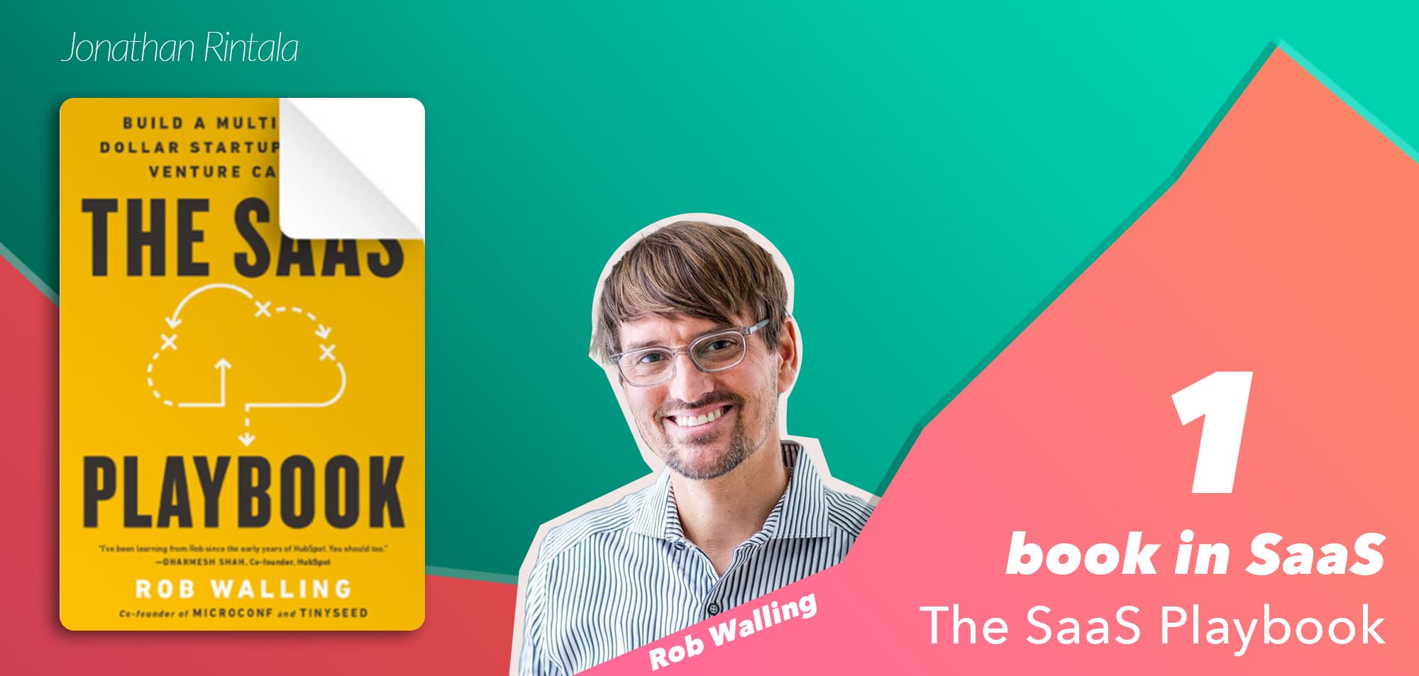 SaaS Playbook by Rob Walling - Top SaaS books SaaS Playbook by Rob Walling - Top SaaS books