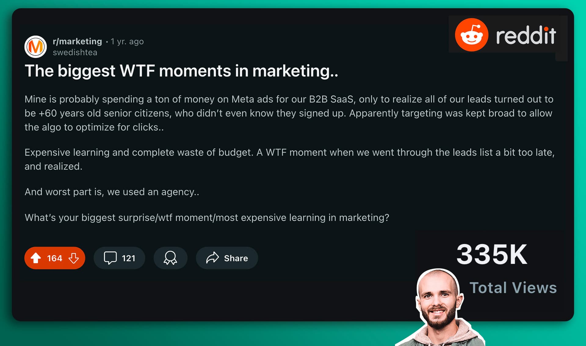 "The Conversation Starter" - Reddit post example - B2B SaaS Growth "The Conversation Starter" - Reddit post example - B2B SaaS Growth