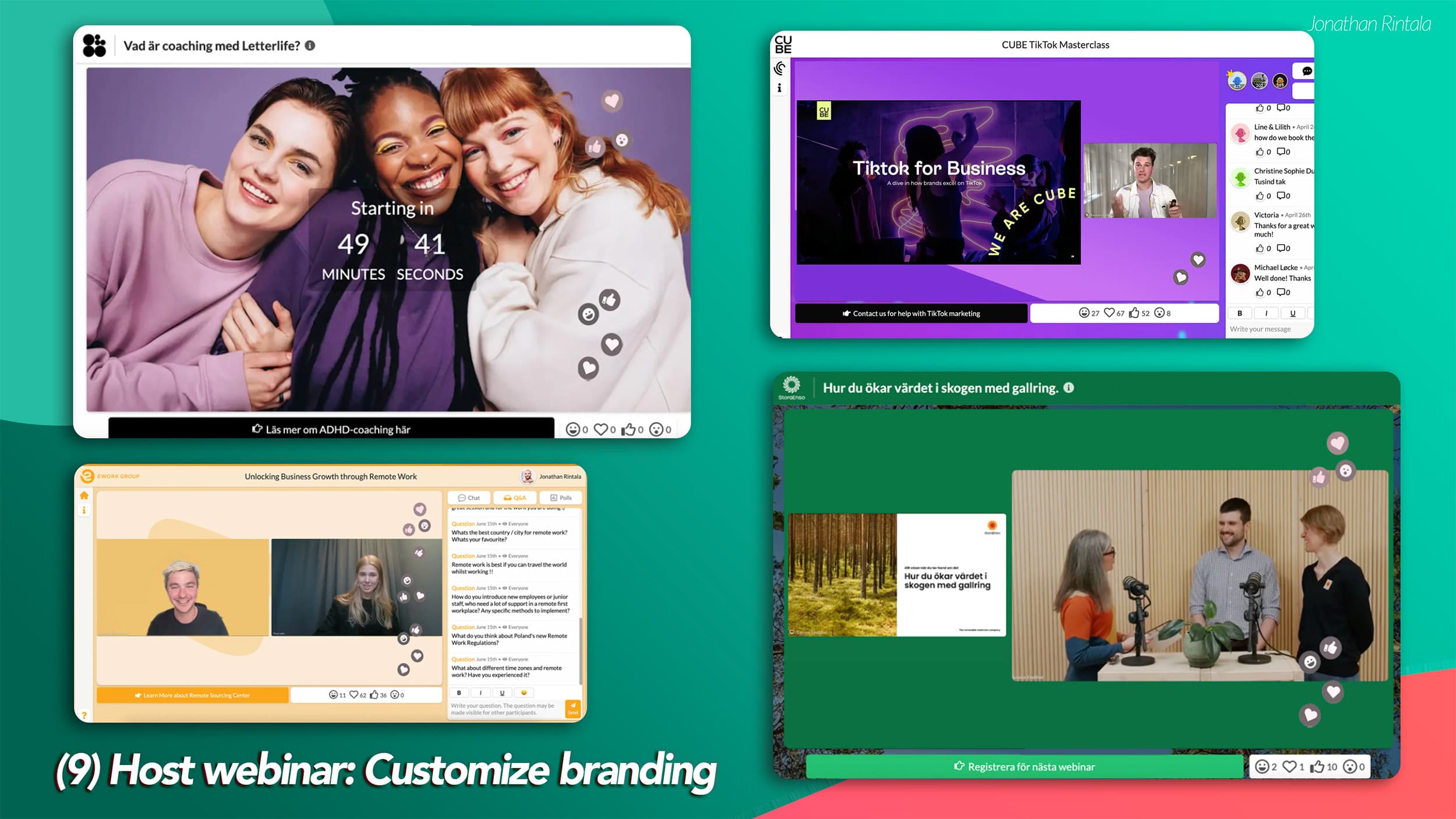 Step 3: Customize your branding (how to host a webinar) Step 3: Customize your branding (how to host a webinar)