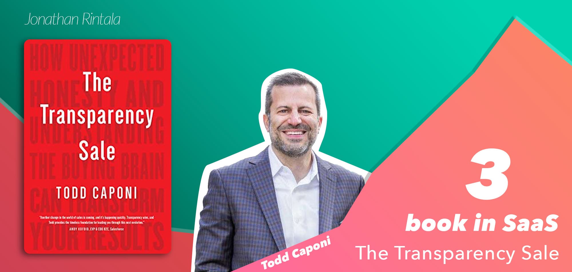 The Transparency Sale by Todd Caponi - Top SaaS books The Transparency Sale by Todd Caponi - Top SaaS books