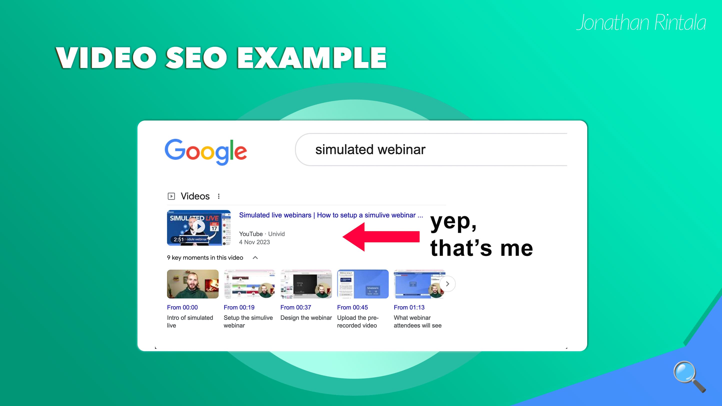 Video SEO Example - Rank on the SERP with Youtube videos Video SEO Example - Rank on the SERP with Youtube videos